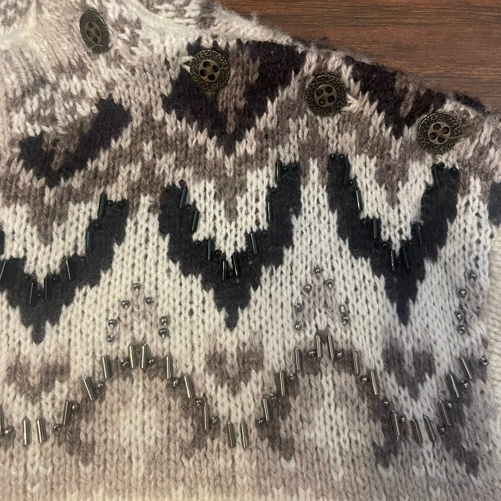 Coldwater Creek Mock Neck Wool Blend Sweater Size 1X - Picture 2 of 5